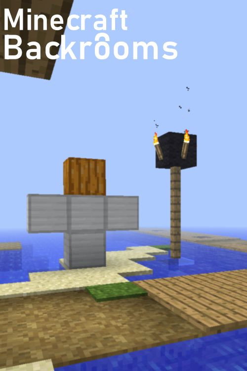 poster tv Minecraft Backrooms