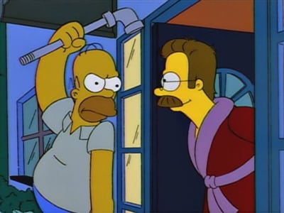 The Simpsons Season 5 :Episode 16  Homer Loves Flanders