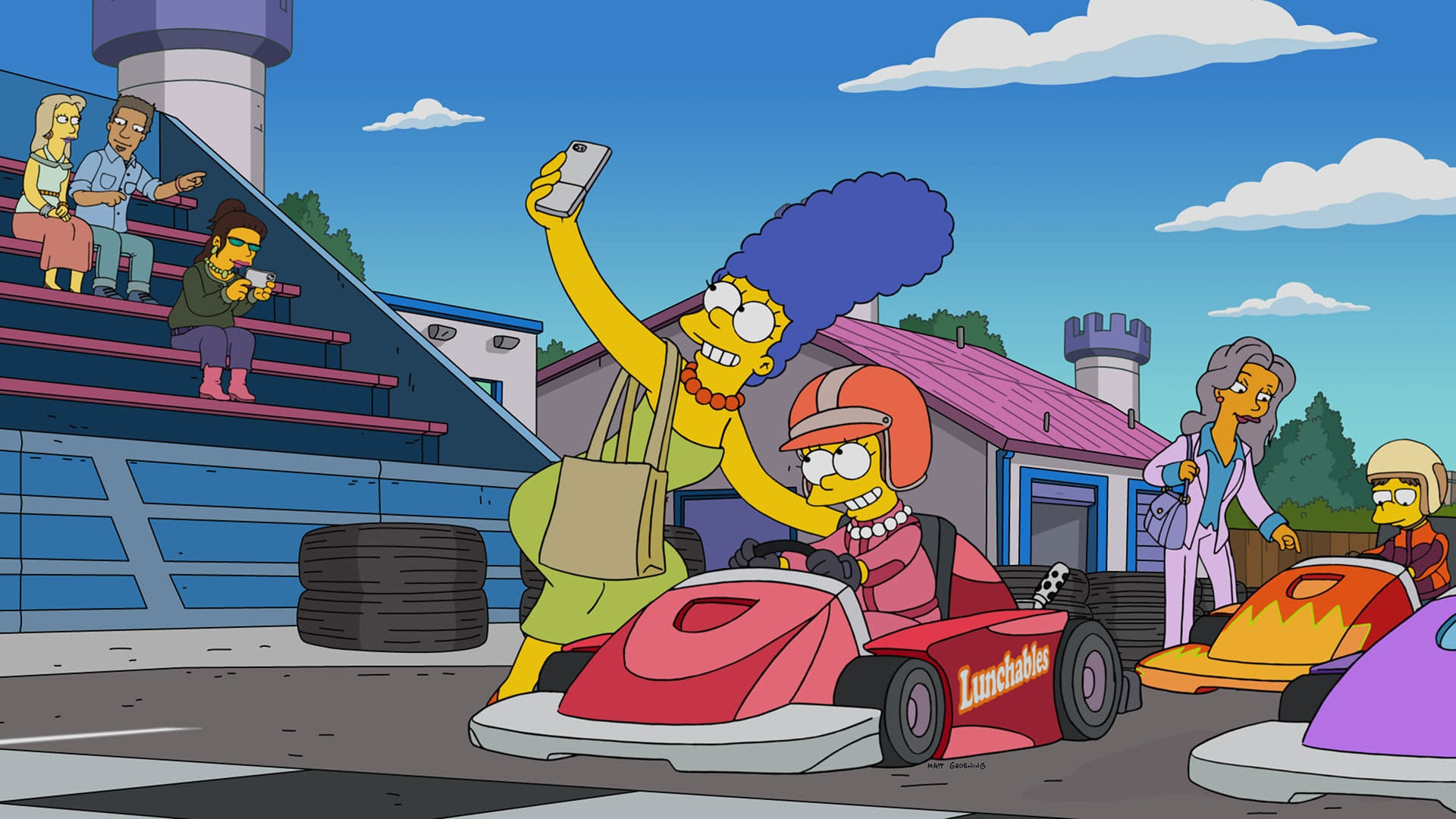 The Simpsons Season 35 :Episode 12  Lisa Gets an F1