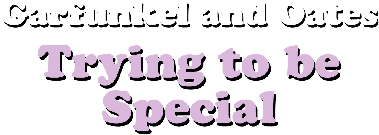 Garfunkel and Oates: Trying to be Special