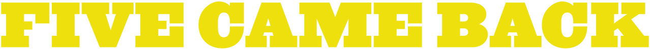 Five Came Back Logo