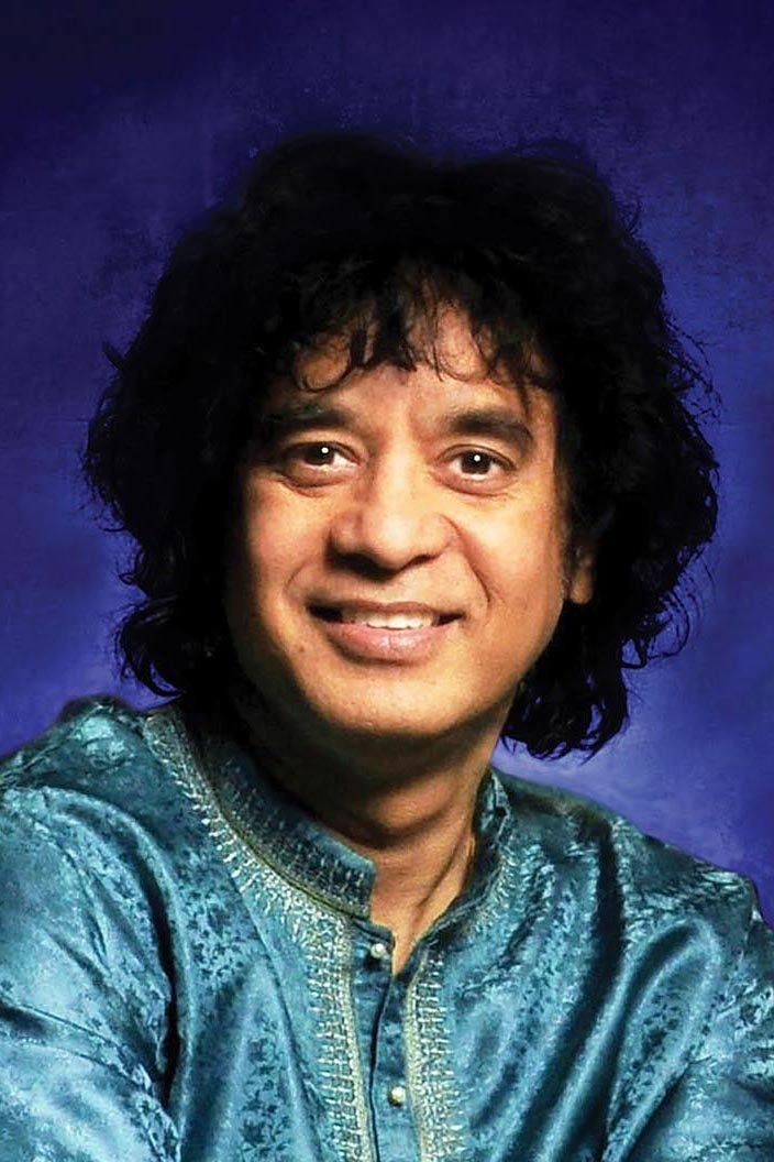 et billede af Zakir Hussain