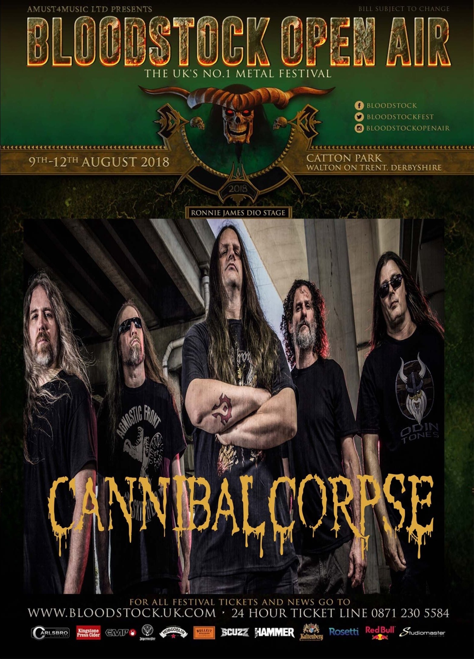 Cannibal Corpse - Bloodstock 2018