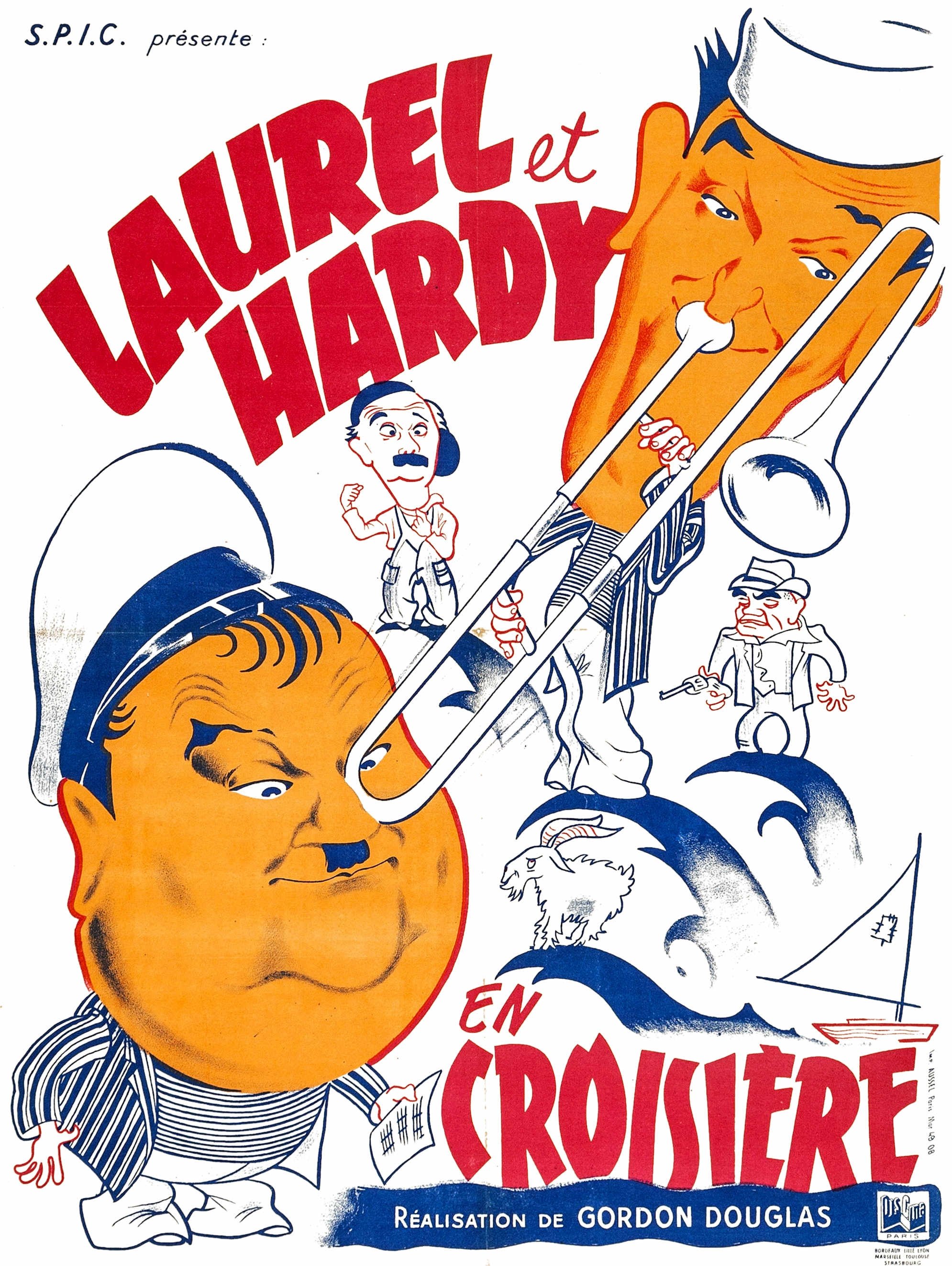 Affiche du film Laurel et Hardy en croisière 187