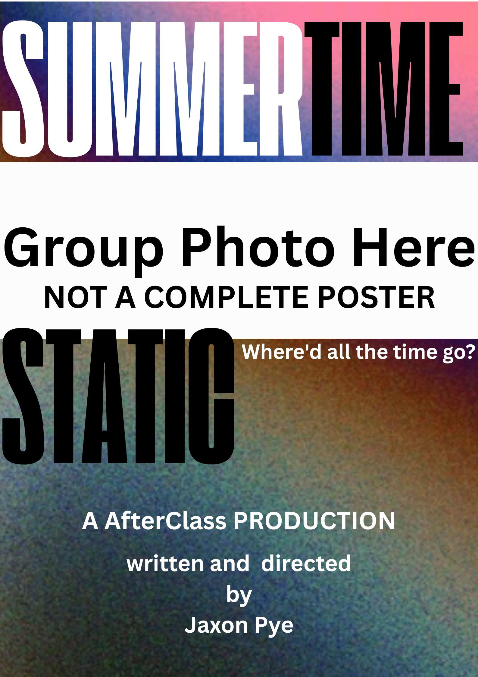 poster movie Summertime Static