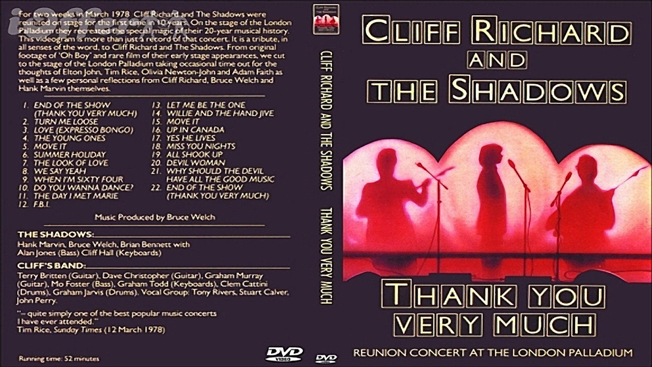Cliff Richard and the Shadows : Thank You Very Much