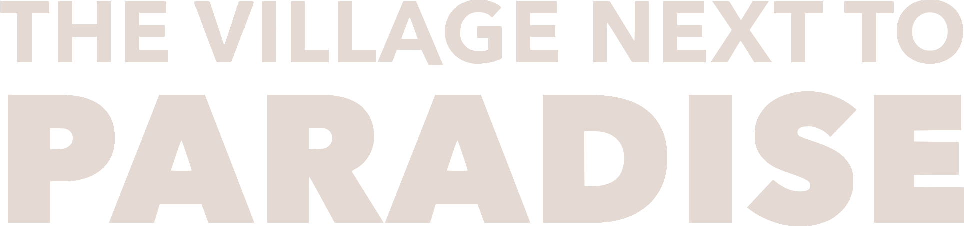 The Village Next to Paradise Logo