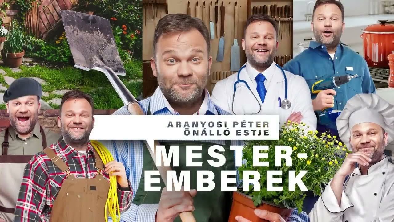 Mesteremberek - Aranyosi Péter önálló estje
