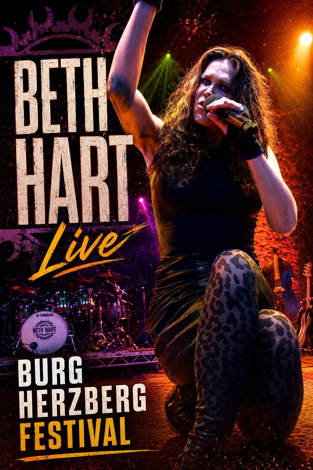 Beth Hart - Burg Herzberg Festival Poster