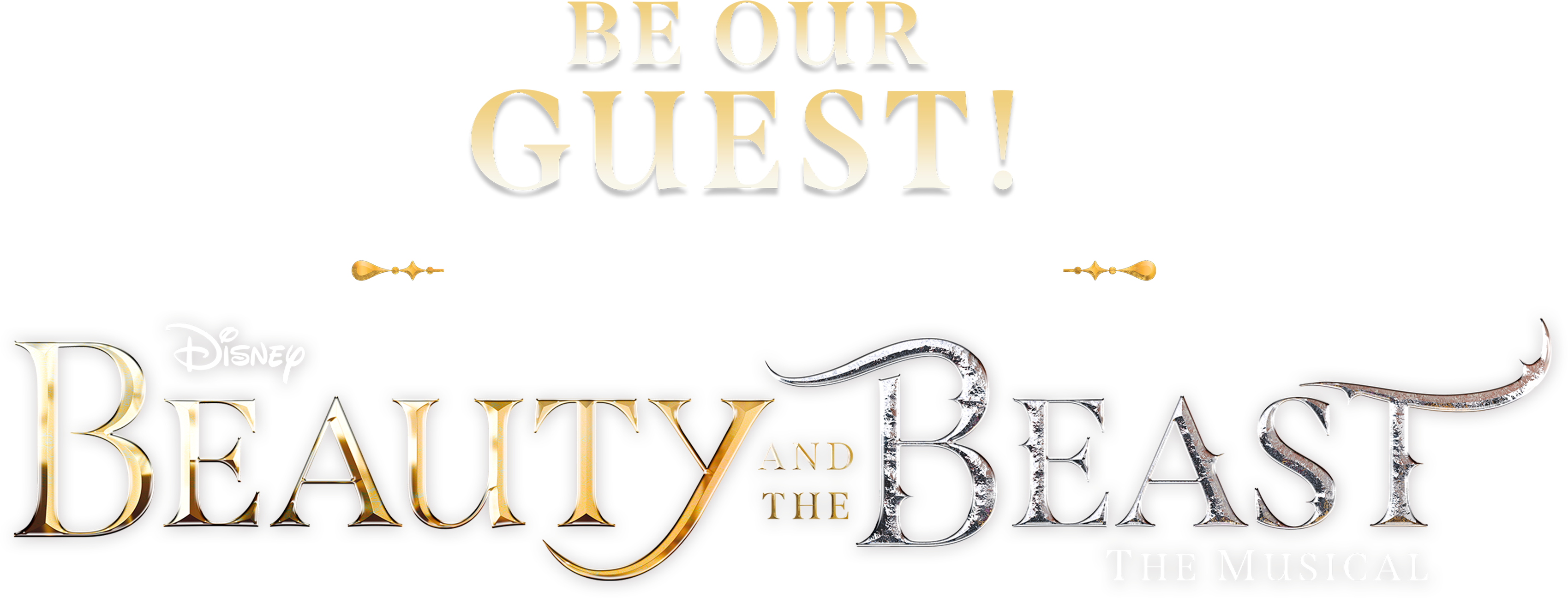 Be Our Guest! Behind the Scenes of Beauty and the Beast: The Musical logo