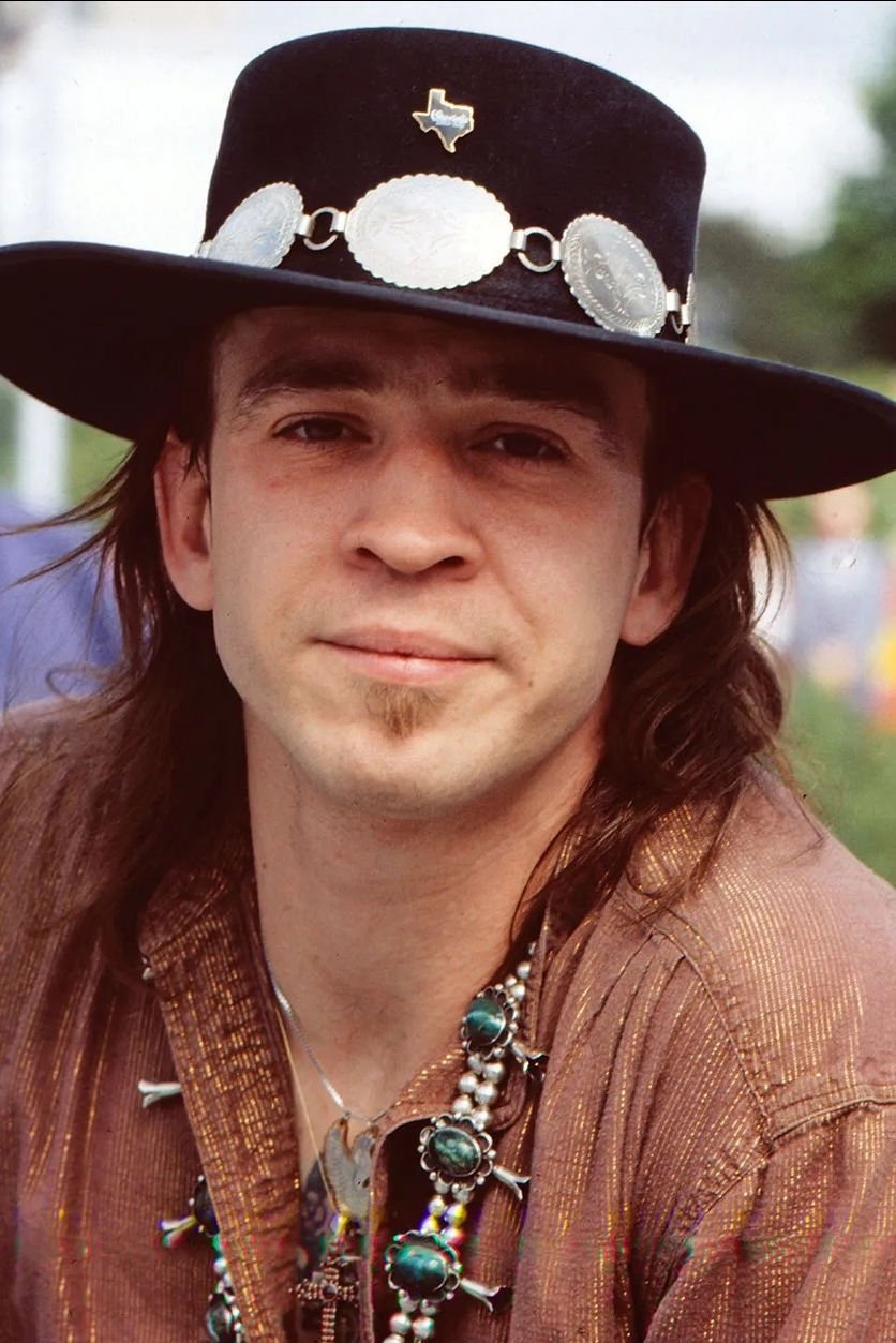 et billede af Stevie Ray Vaughan