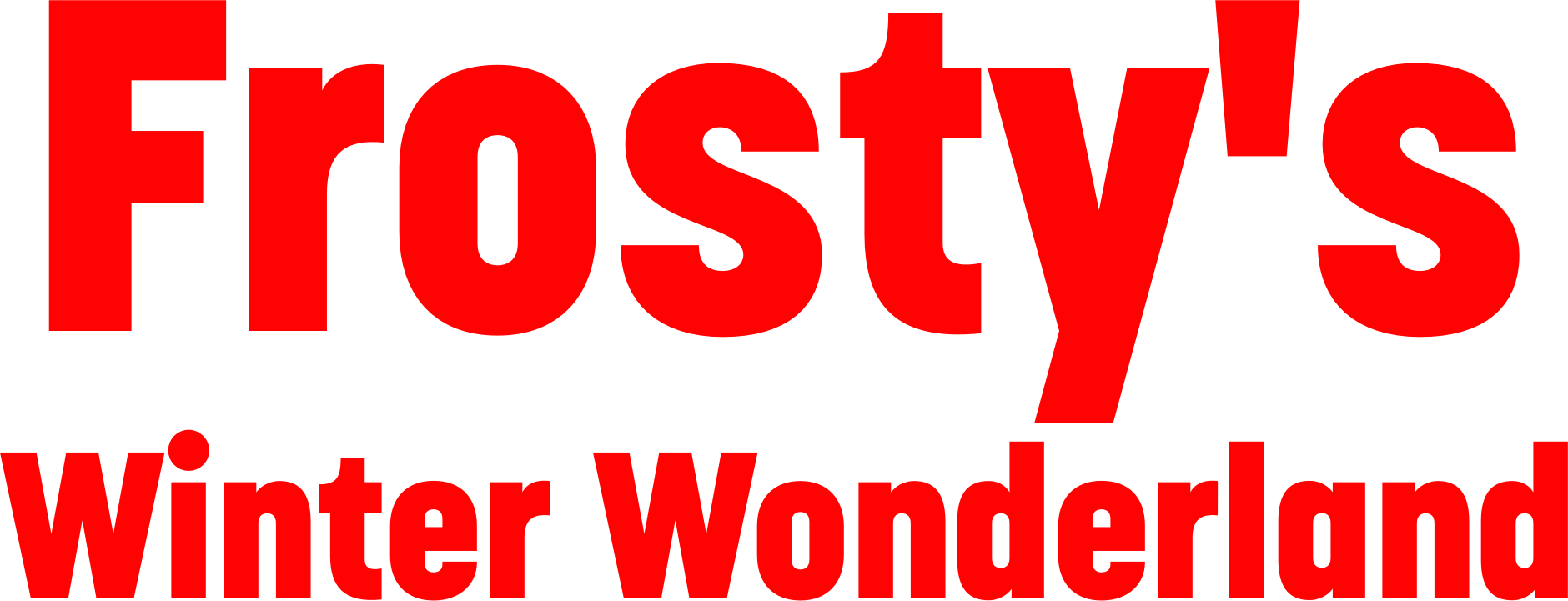 Frosty's Winter Wonderland Logo