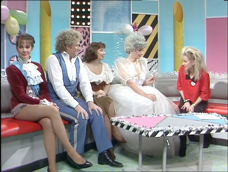 Doctor Who Season 0 :Episode 1338  Saturday Superstore Colin Baker, Nicola Bryant, Mary Tamm and Jacqueline Pearce [05/01/85]