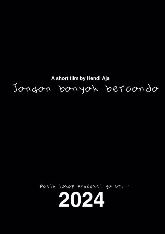 Poster for Don't joke too much