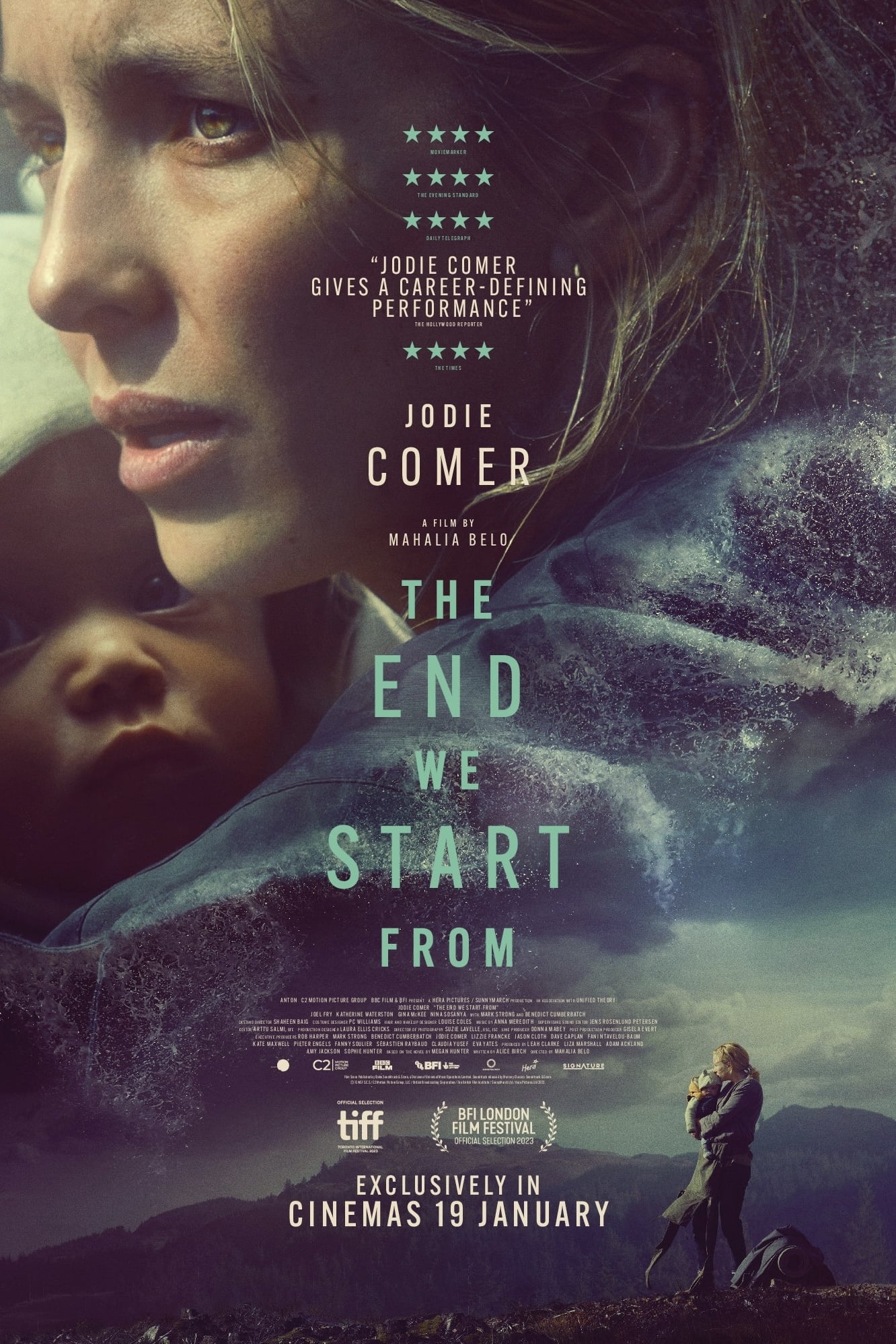 As London is submerged below floodwaters, a woman gives birth to her first child. Days later, she and her baby are forced to leave their home in search of safety. They head north through a newly dangerous country seeking refuge from place to place.
امرأة تحاول مع مولودها الجديد العثور على طريقهما إلى المنزل وسط أزمة بيئية تغمر لندن بمياه الفيضانات وترى عائلة شابة ممزقة في الفوضى