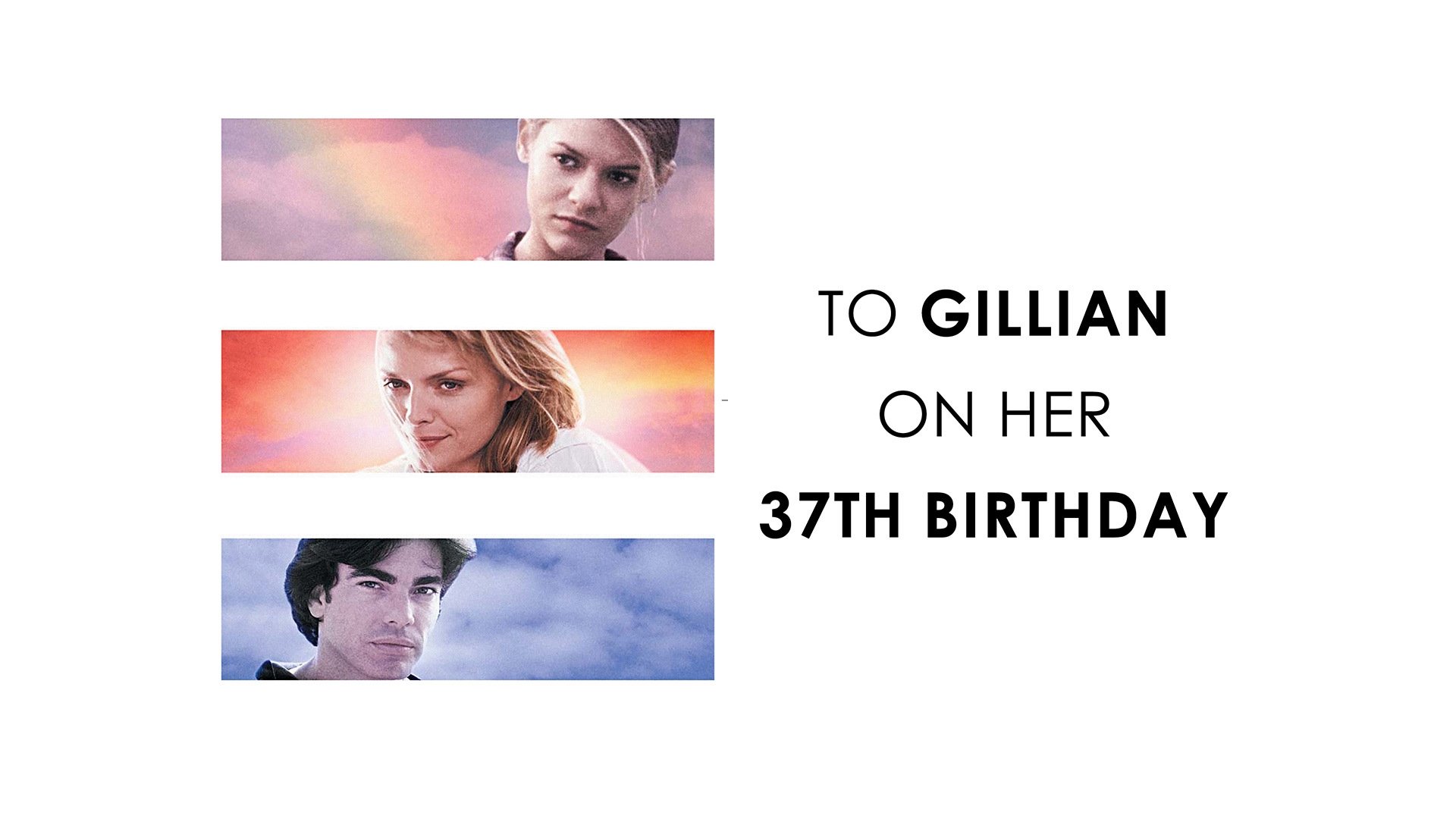 To Gillian on Her 37th Birthday