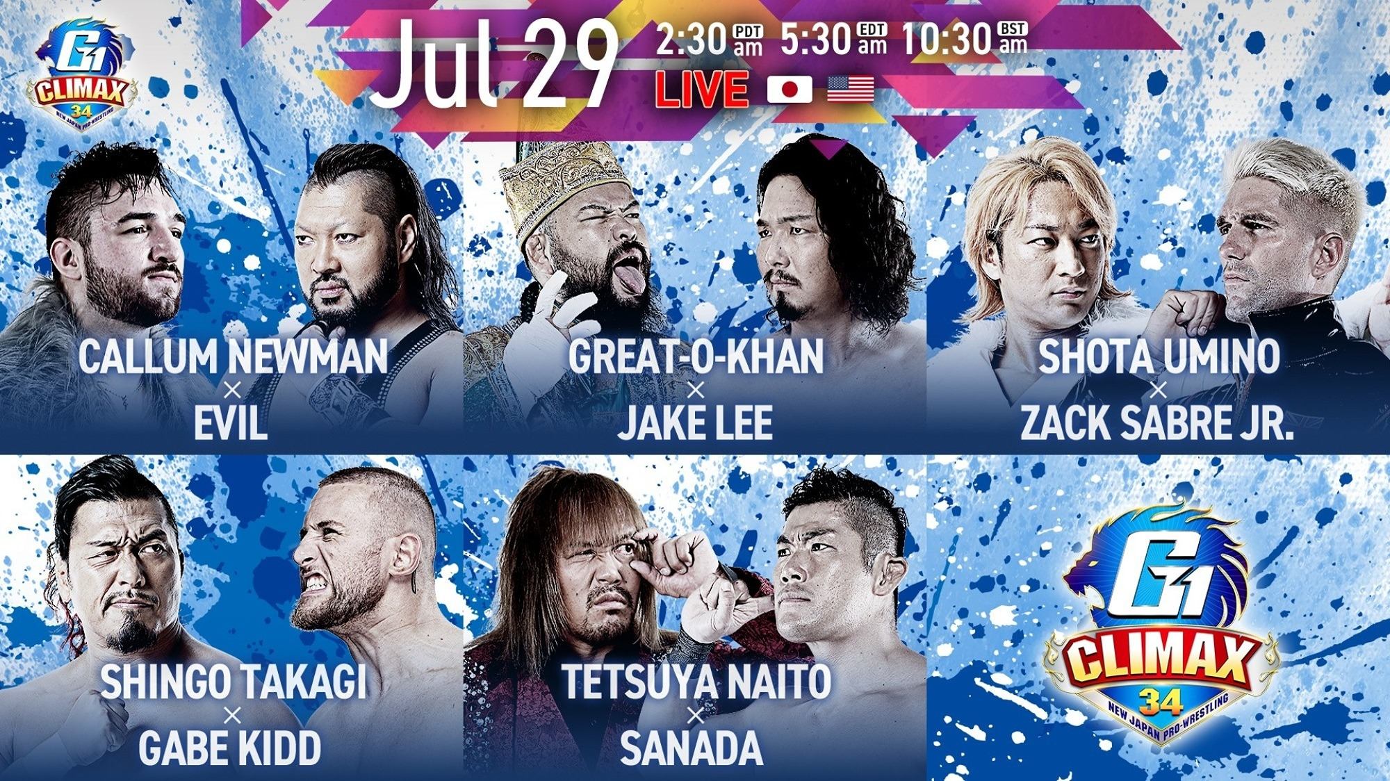 NJPW G1 Climax 34: Day 7 (2024)