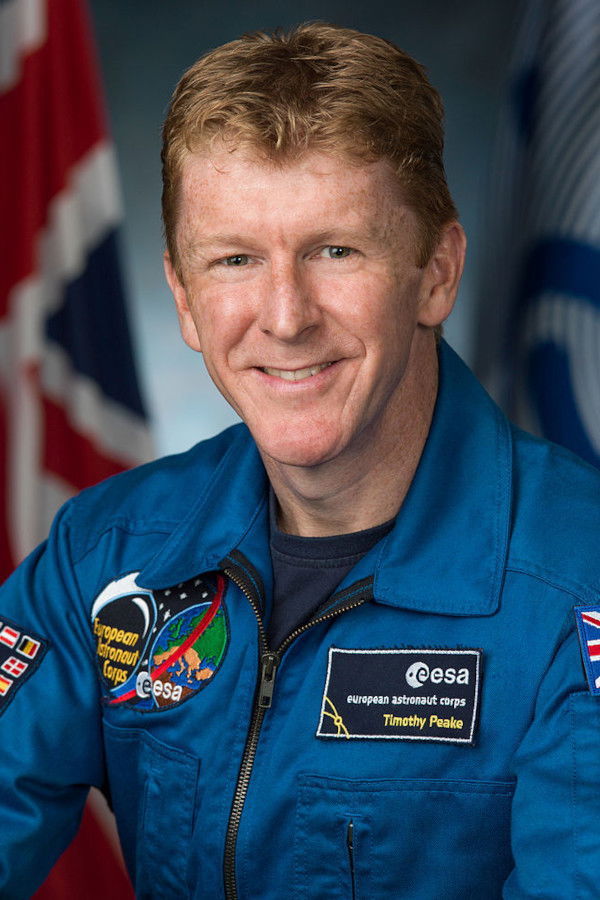 et billede af Tim Peake