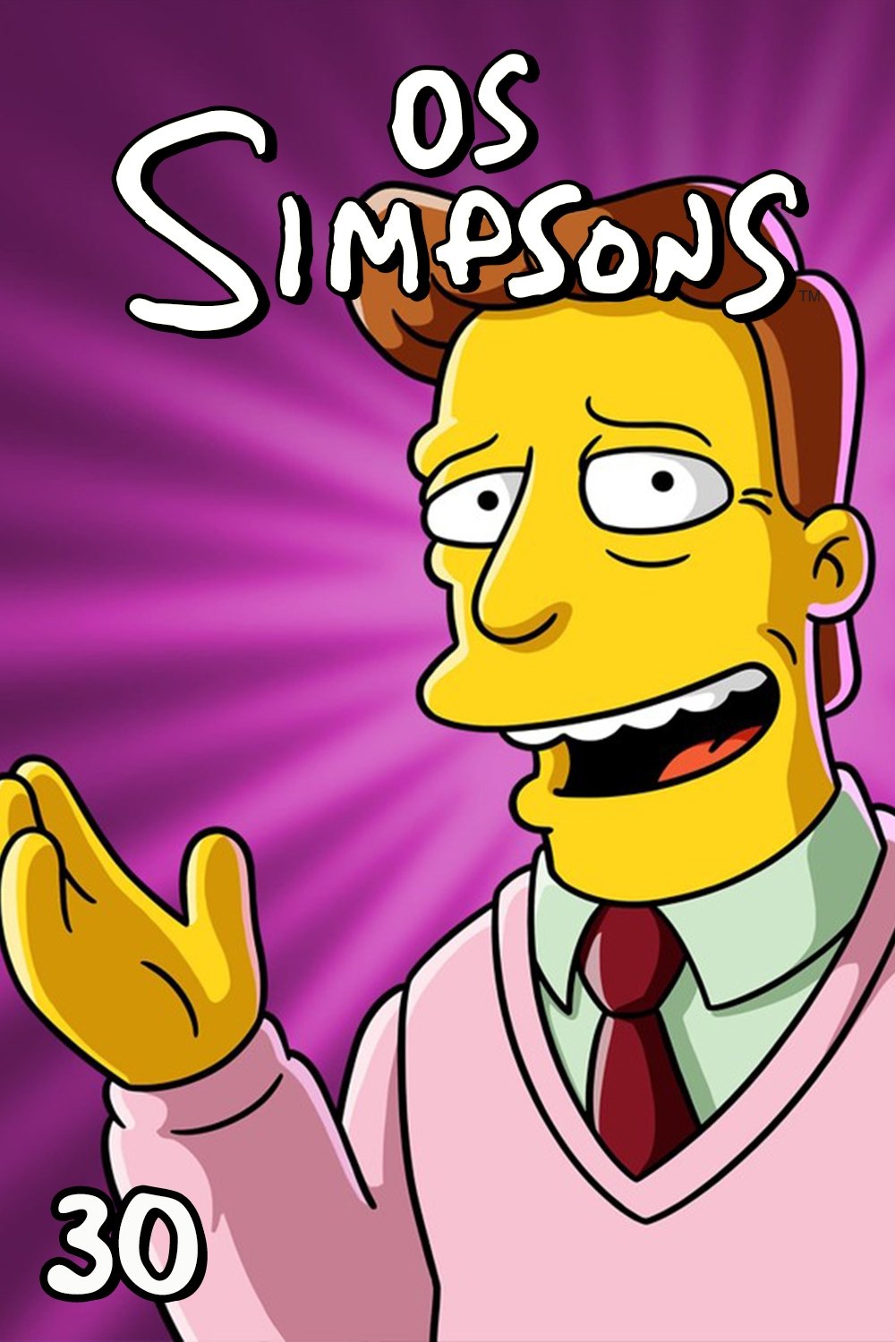 Capa da 30º temporada da série Os Simpsons