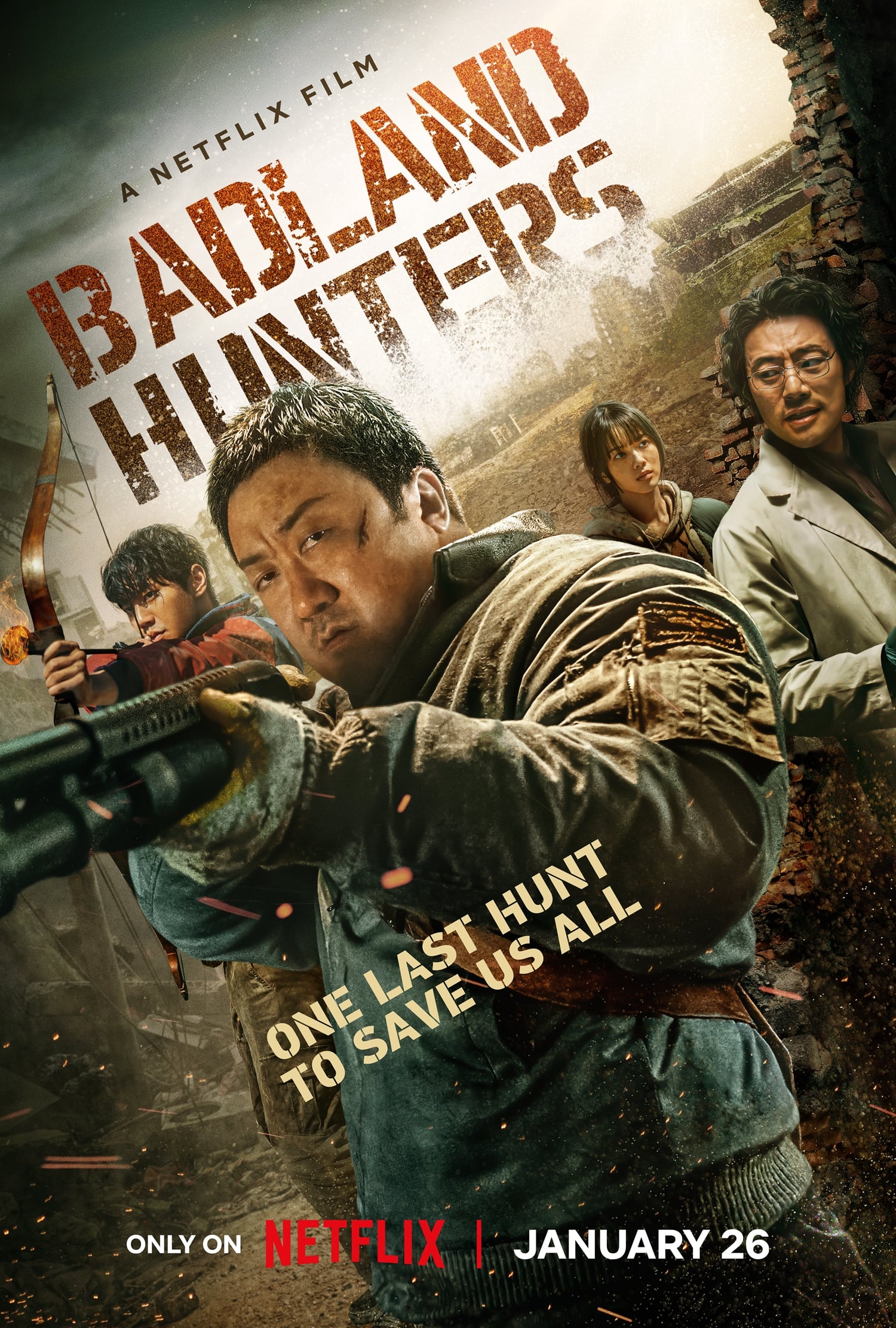 Badland Hunters (2024) Hollywood Hindi Movie ORG [Hindi – Korean] HDRip 480p, 720p & 1080p Download