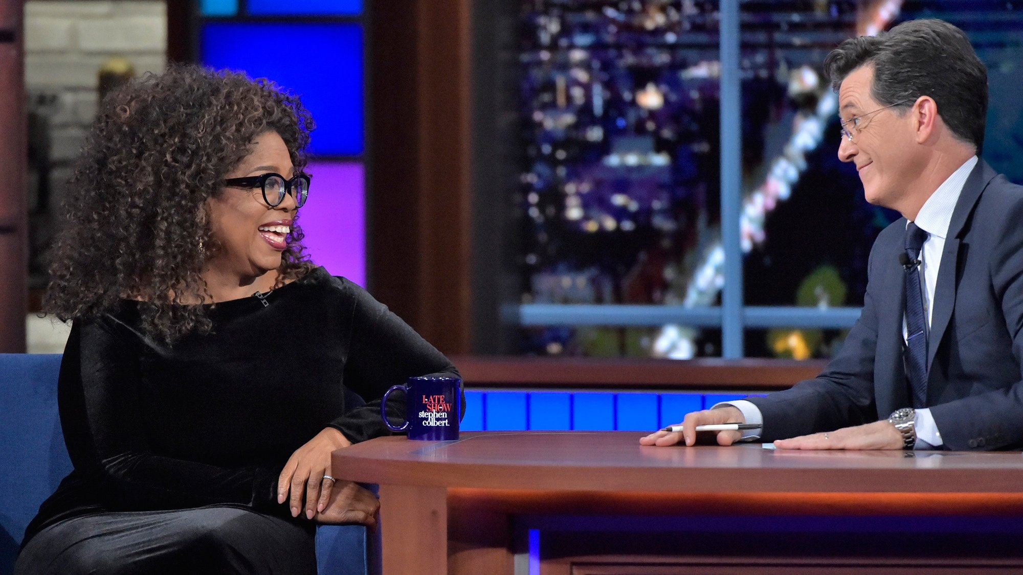 The Late Show with Stephen Colbert Season 1 :Episode 28  Oprah Winfrey, Joseph Fink, Jeffrey Cranor, Judith Hill