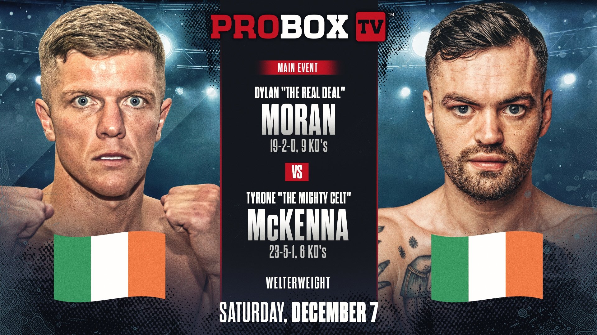 Dylan Moran vs. Tyrone McKenna (2024)