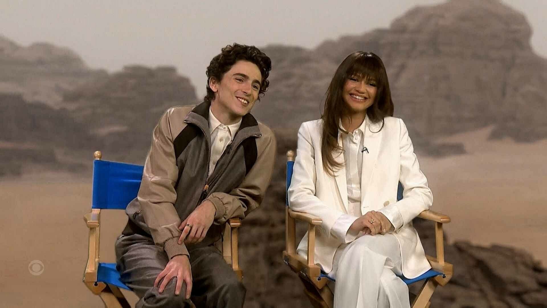Timoth&eacute;e Chalamet, Zendaya