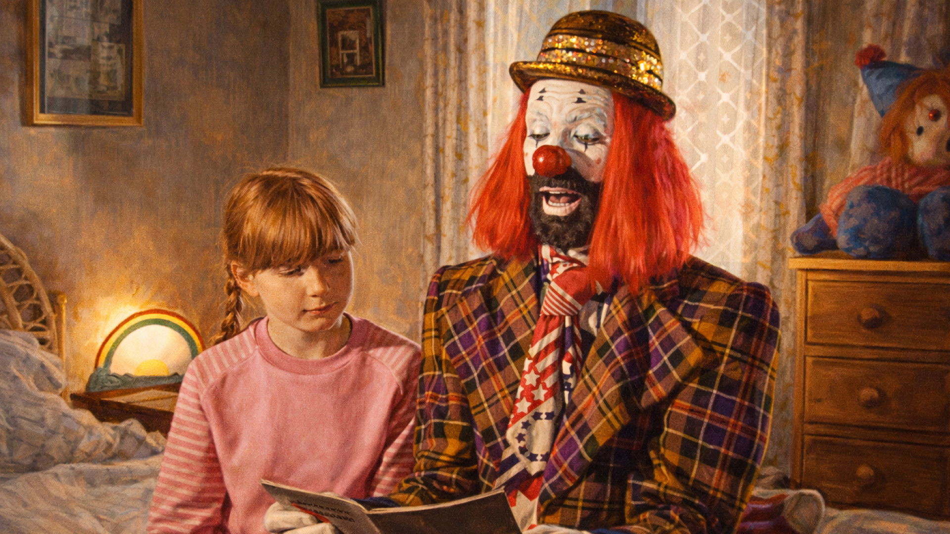 Gabrielle and the Doodleman backdrop cover