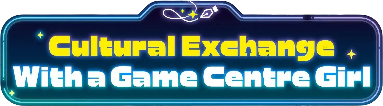 Cultural Exchange with a Game Centre Girl Logo