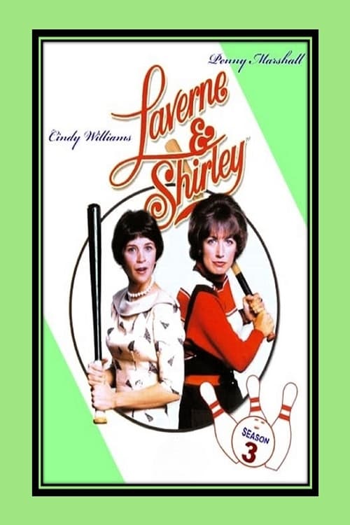 Capa da 3º temporada da série Laverne & Shirley