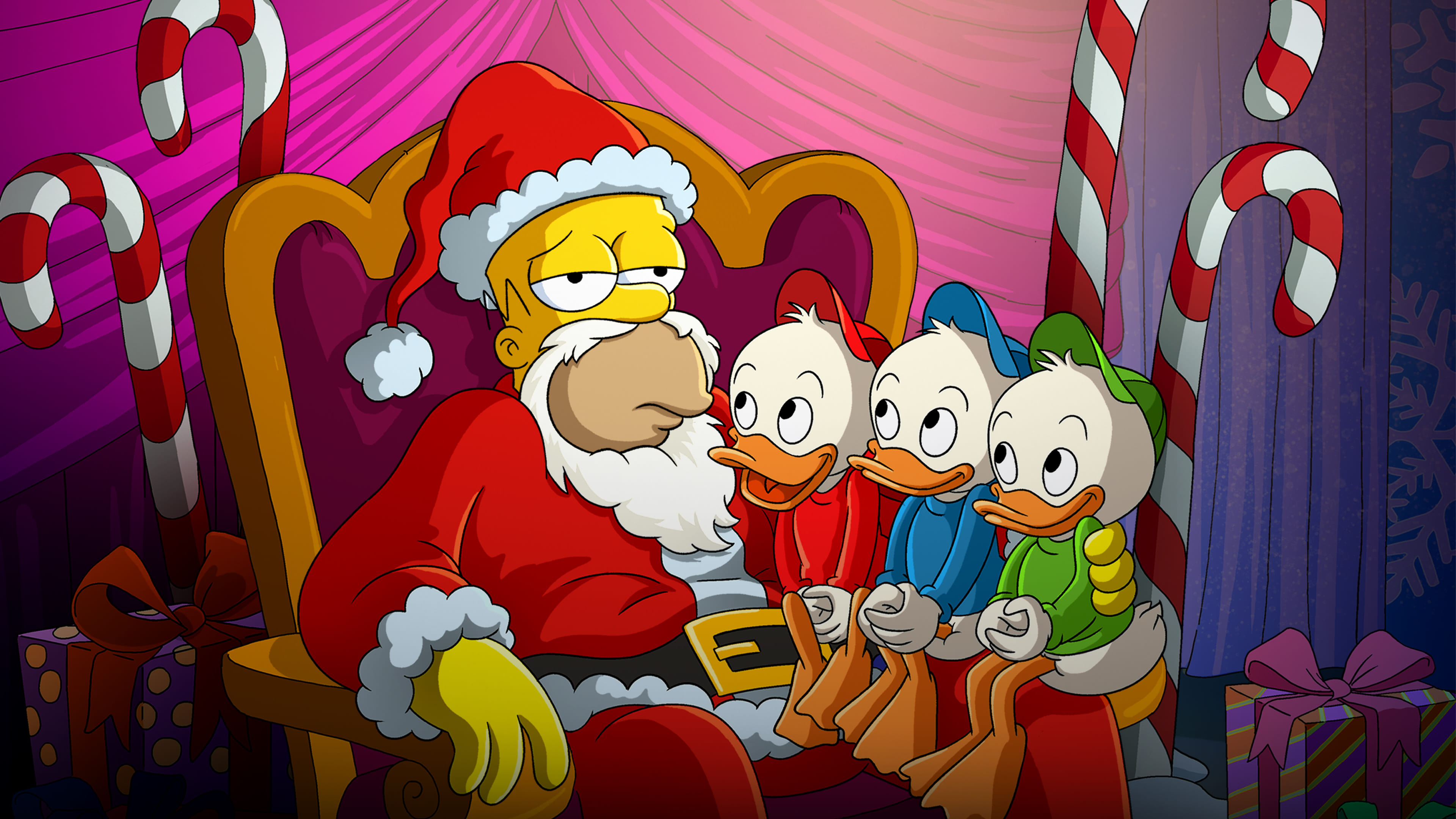 The Simpsons Meet the Bocellis in Feliz Navidad (2022)