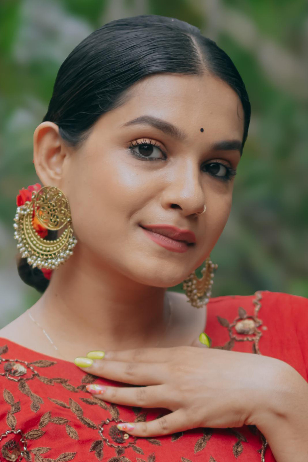 et billede af Sithara Vijayan