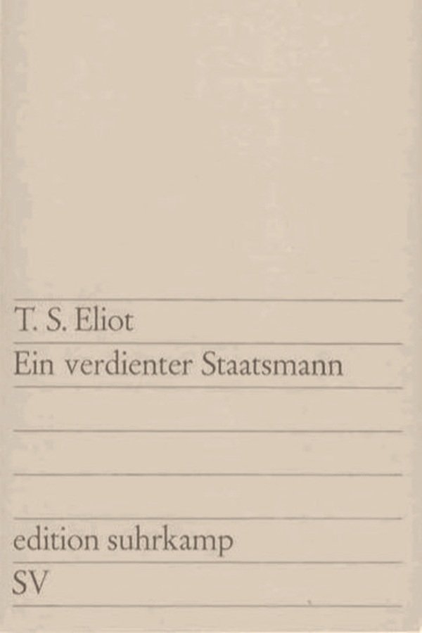 Ein verdienter Staatsmann Ein verdienter Staatsmann