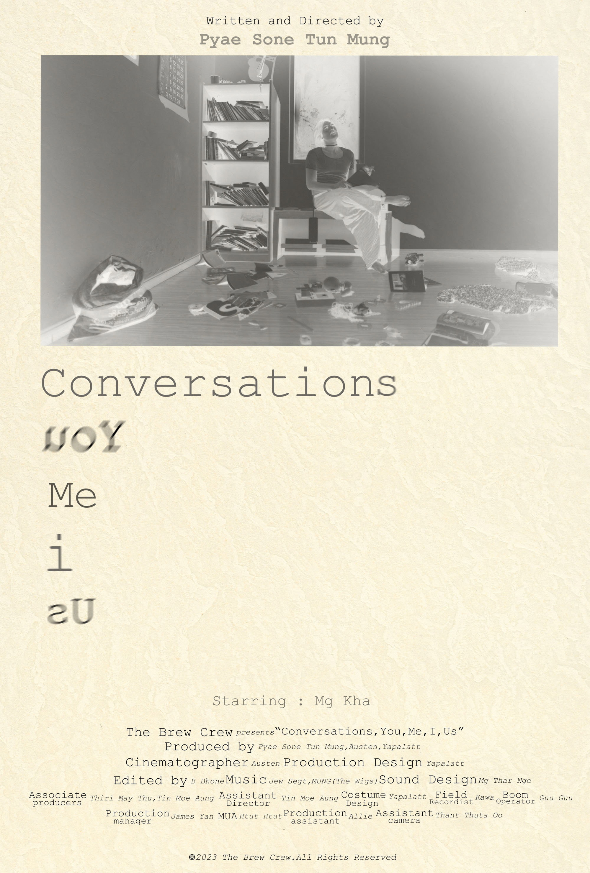 Conversations, You, Me, I, Us
