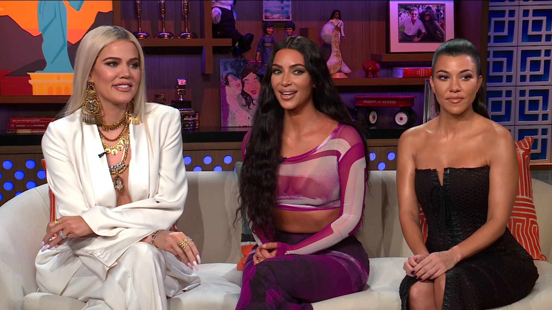 Watch What Happens Live with Andy Cohen Season 16 :Episode 7  Kim Kardashian West, Khloe Kardashian & Kourtney Kardashian