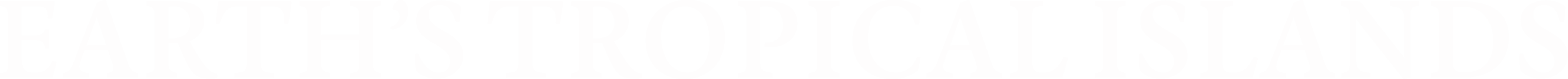 Earth's Tropical Islands Logo