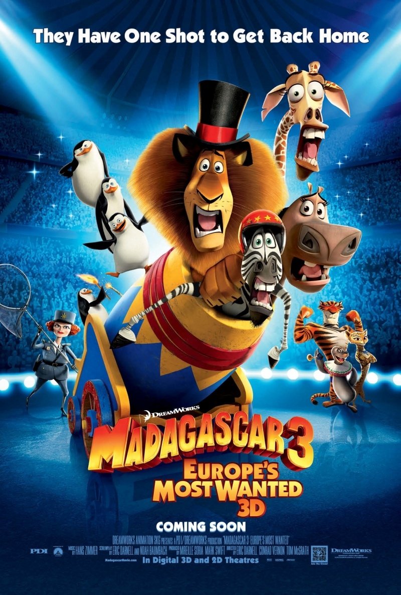 Madagascar 3: Europe's Most Wanted Movie poster