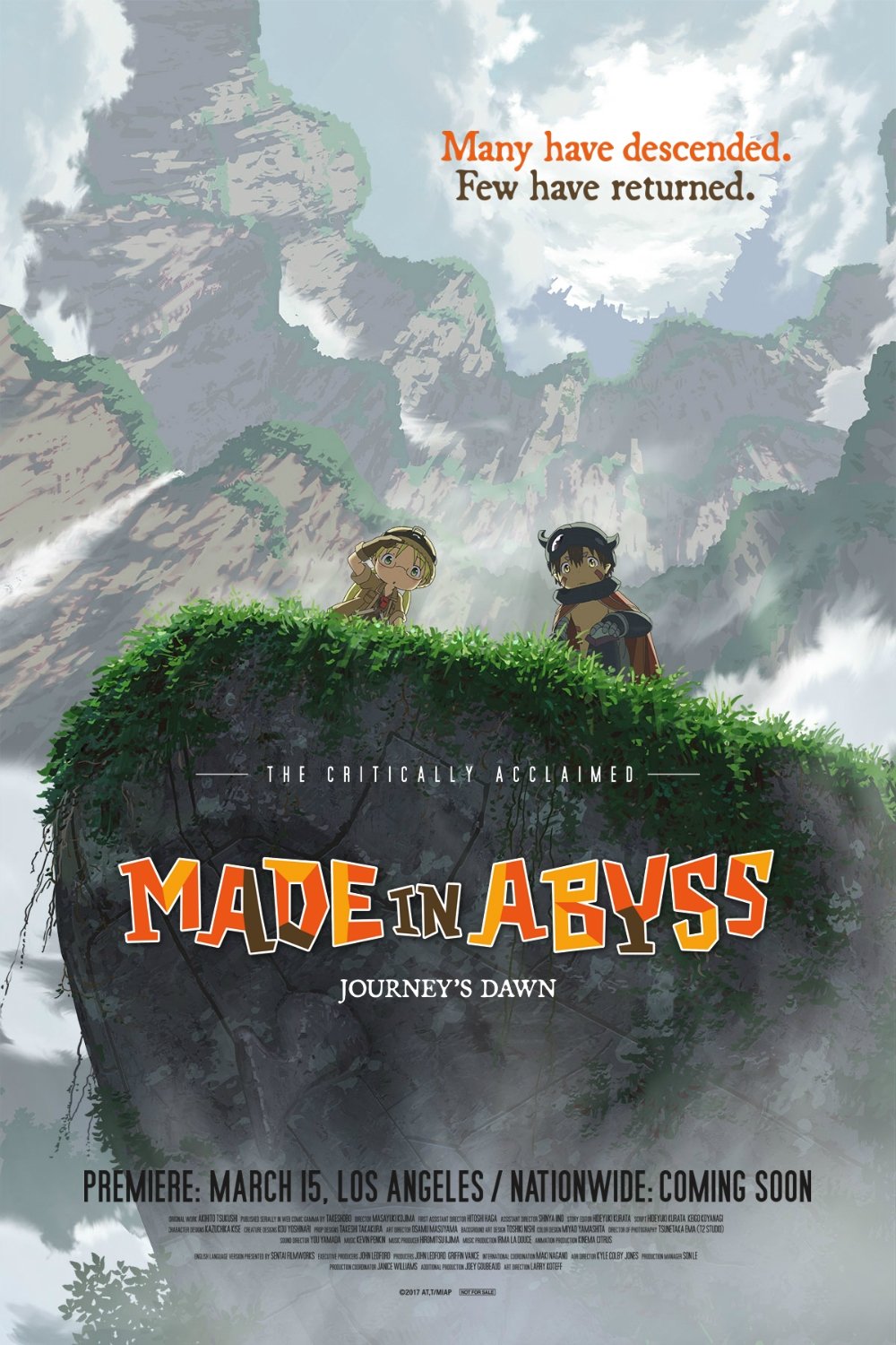 Watch Made in Abyss: Journey's Dawn (2019) Full Movie at sectormovie.com