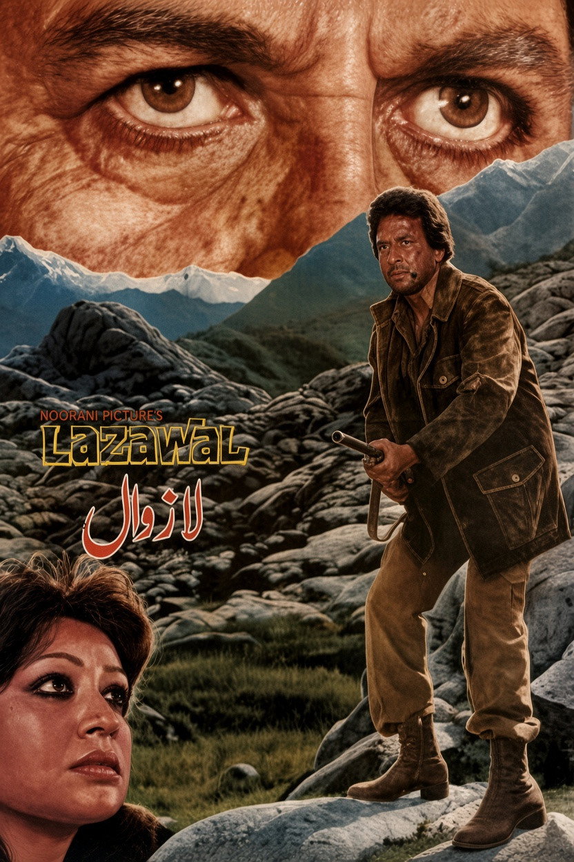 Lazawal (1984) - Ghulam Mohiuddin Credit Poster