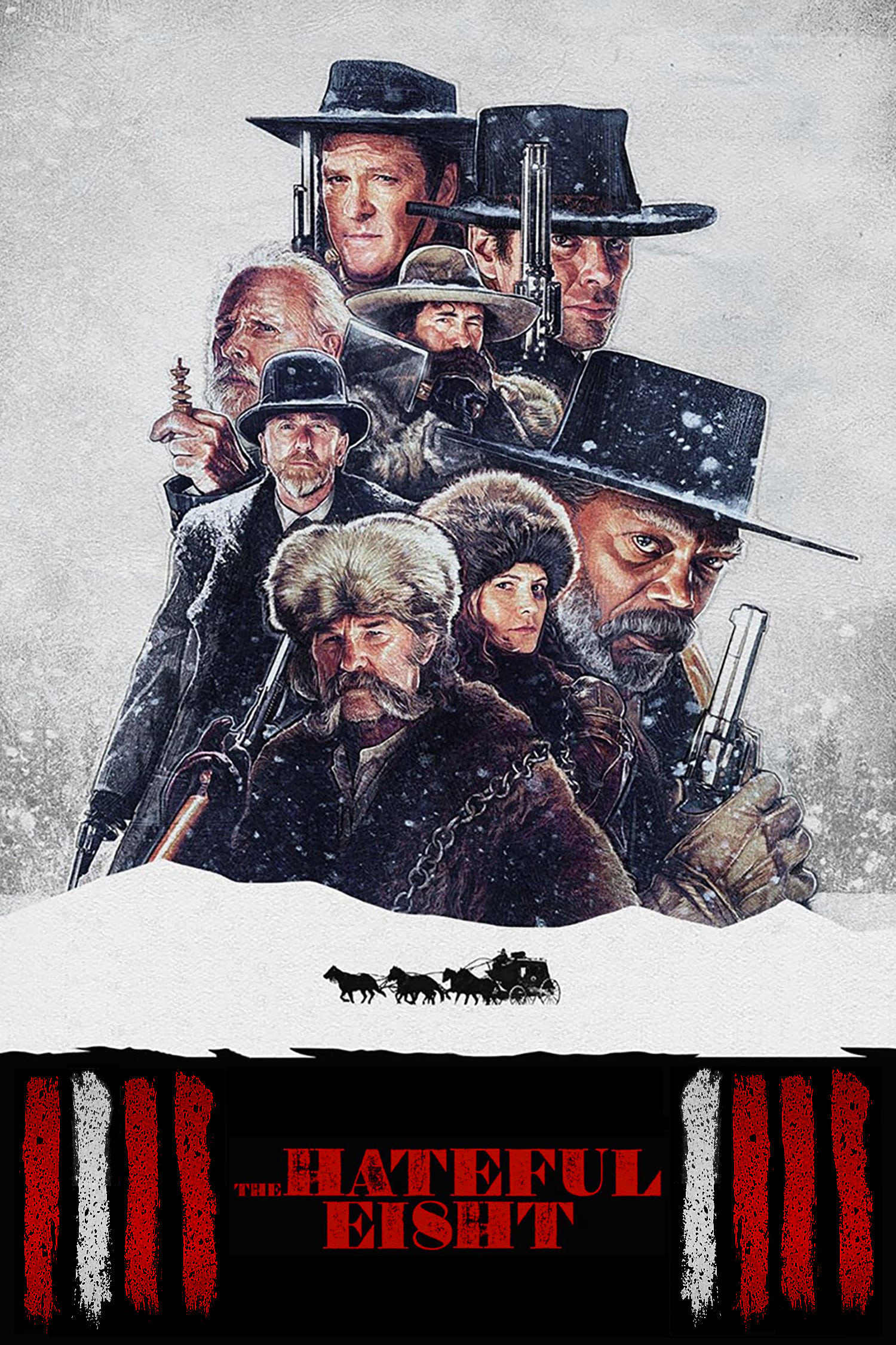 The Hateful Eight Movie poster