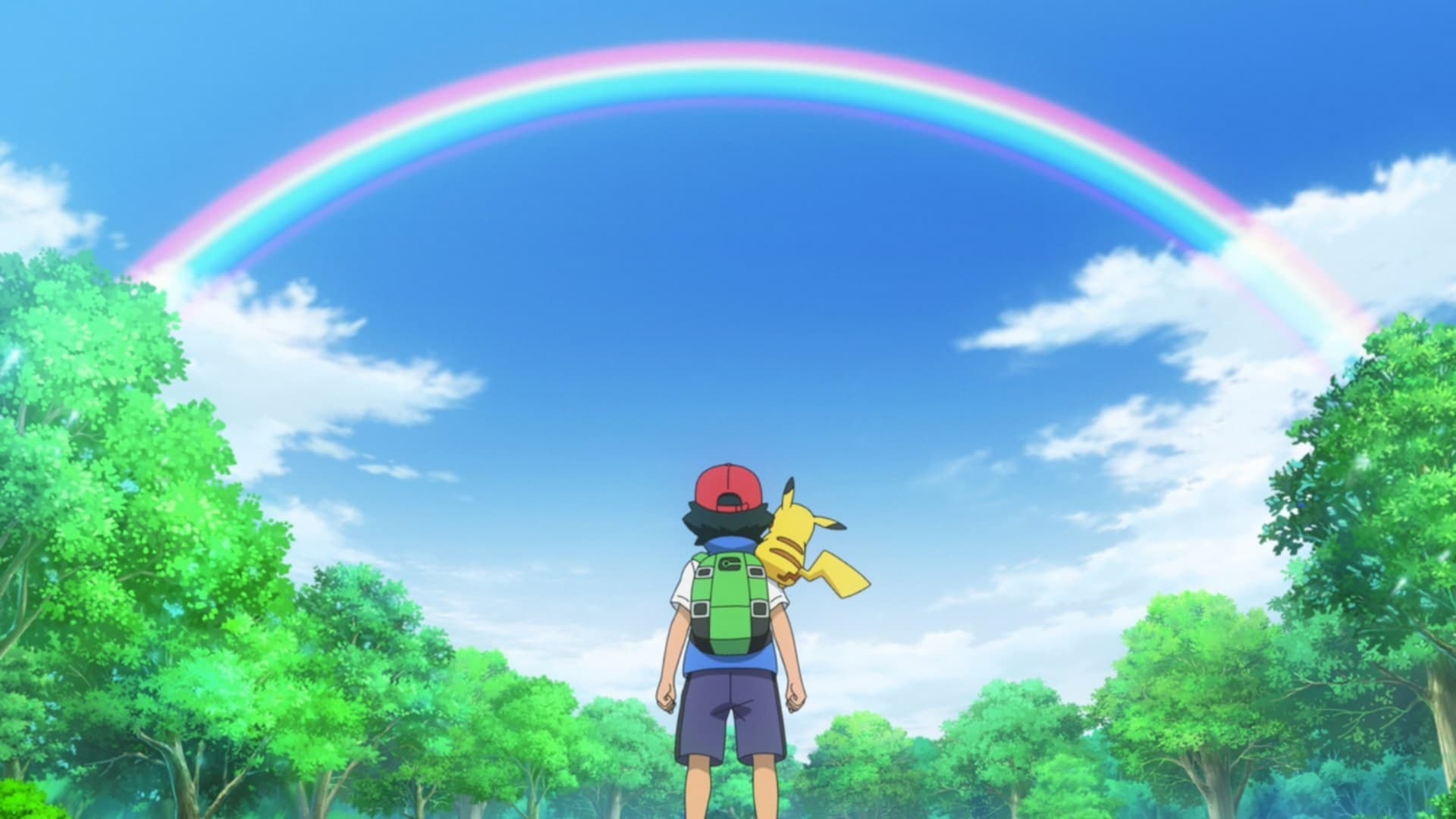 Pokémon Season 25 :Episode 57  The Rainbow and the Pokémon Master!