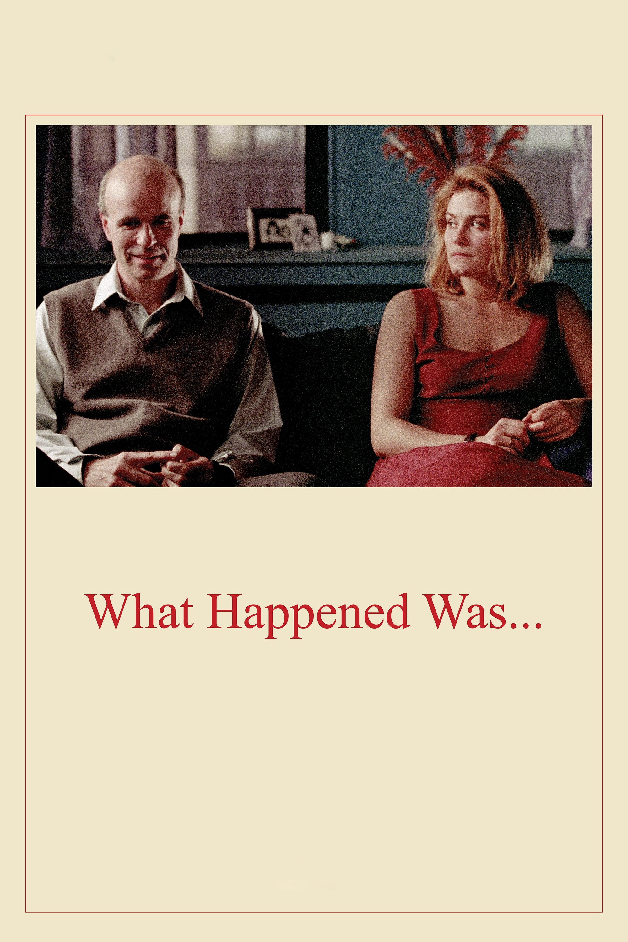 What Happened Was...