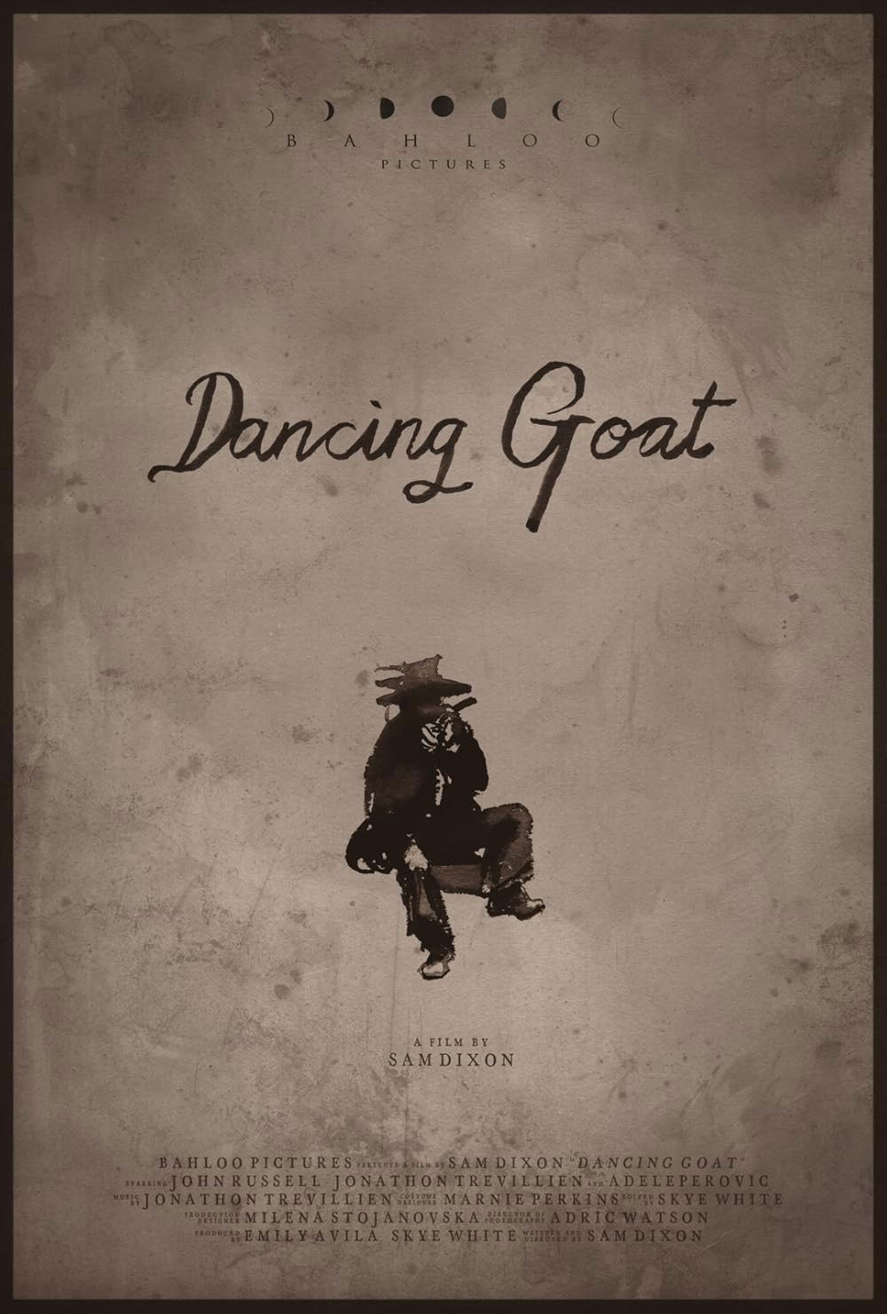 Plakat, der markedsfører Dancing Goat