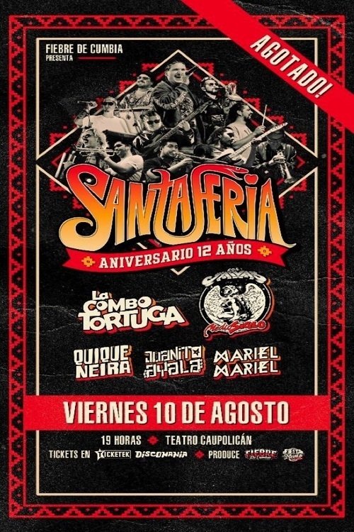 Santaferia en Fiebre de Cumbia 12 Años Aniversario
