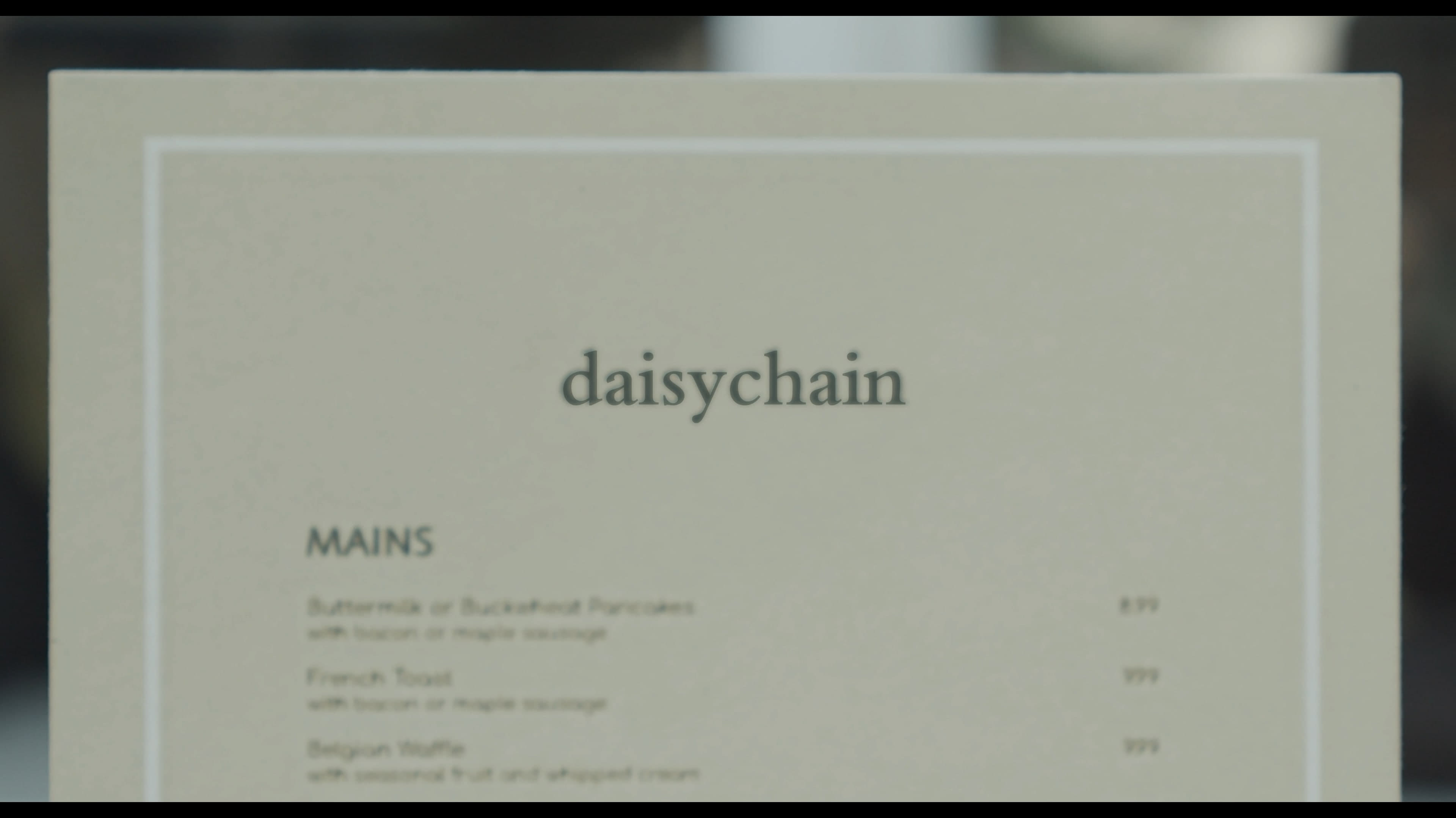 Daisychain (2021)