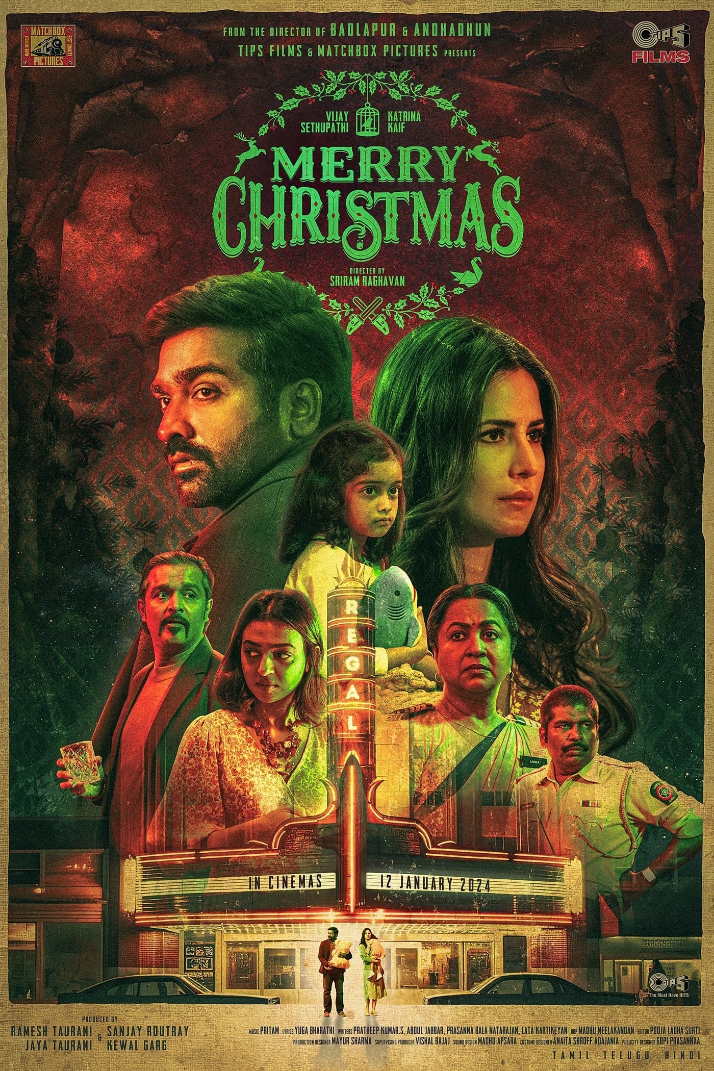 Merry Christmas 2024 NF Hindi ORG 1080p 720p 480p WEB-DL x264 ESubs