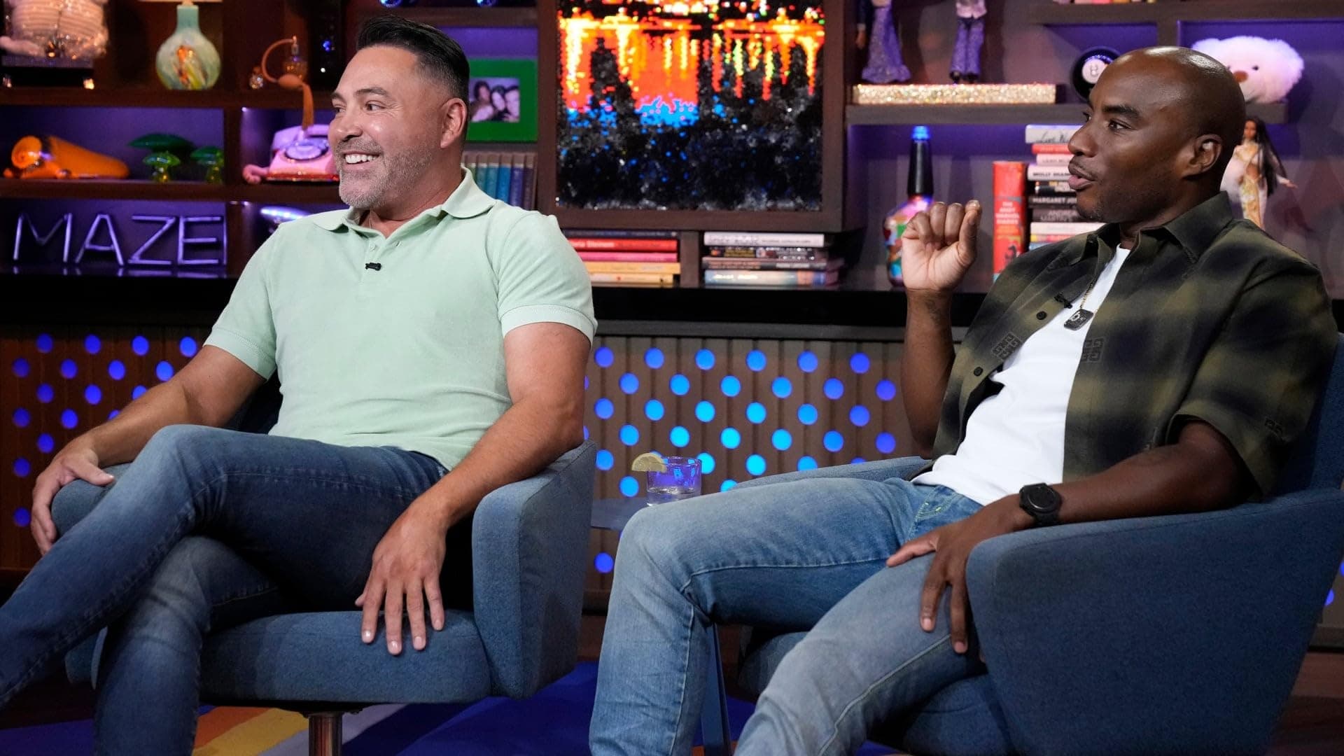 Watch What Happens Live with Andy Cohen Season 20 :Episode 123  Oscar de la Hoya and Charlamagne Tha God