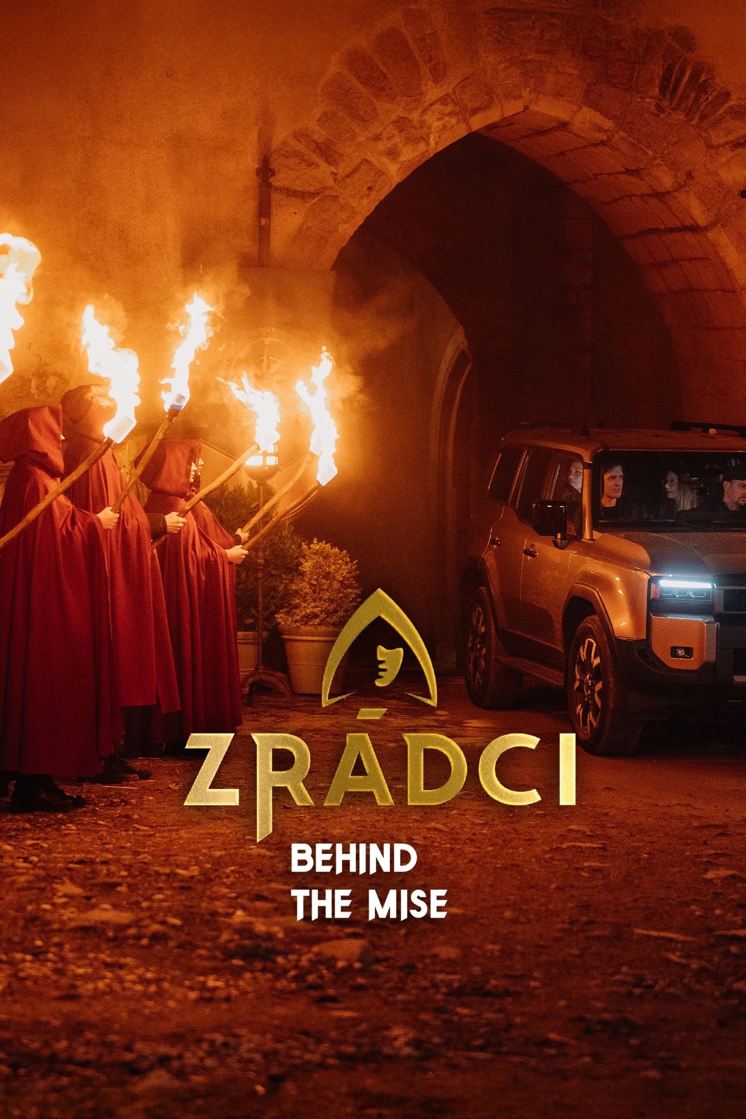 Zrádci - Behind the Mise (2025) - Official TV Series Poster