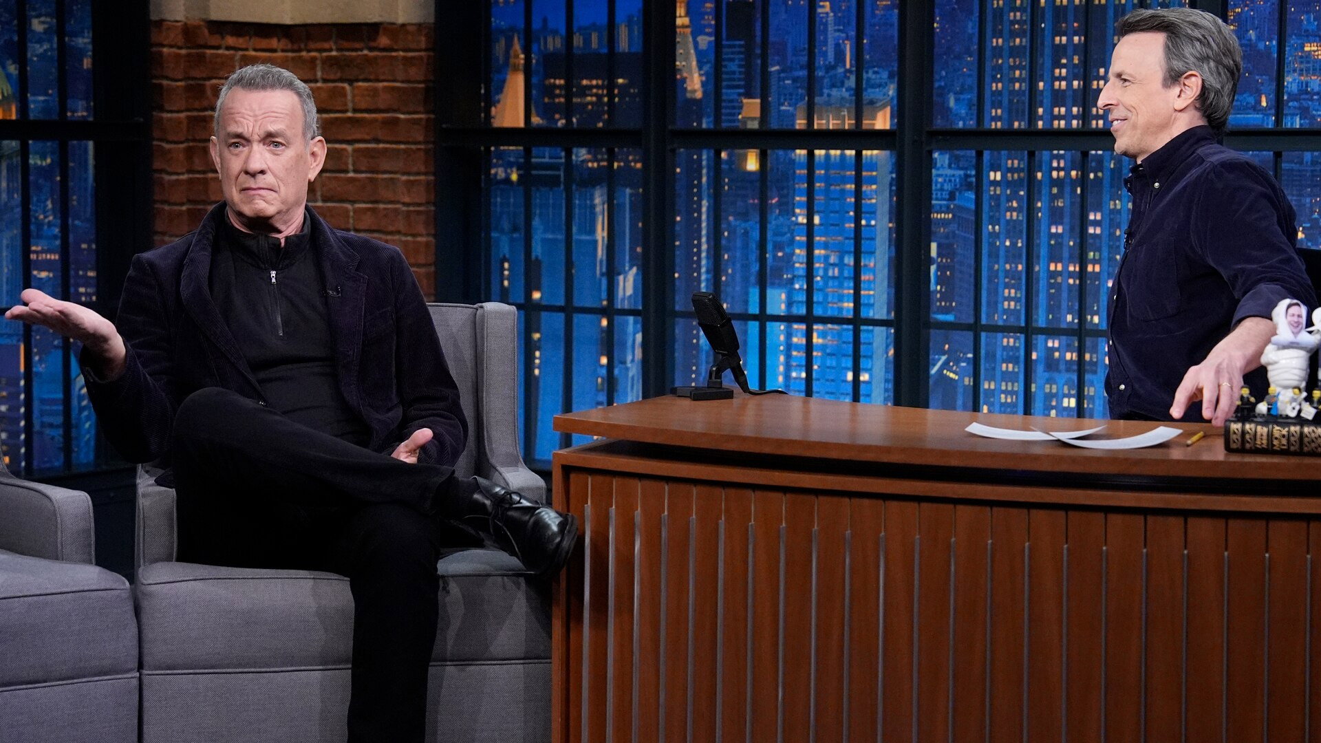 Late Night with Seth Meyers Season 12 :Episode 66  Tom Hanks, Harper Steele