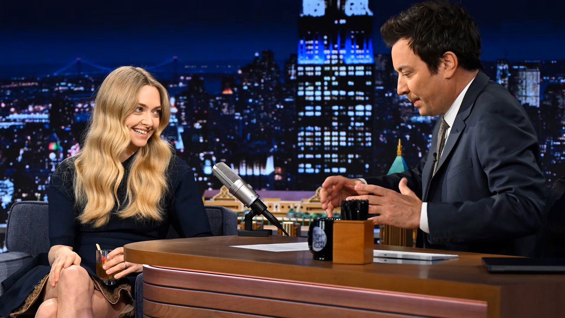 The Tonight Show Starring Jimmy Fallon Season 13 :Episode 37  Amanda Seyfried, Reba McEntire, Kon Knueppel, Of Monsters and Men